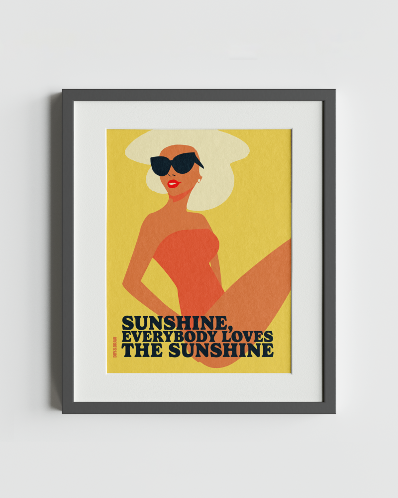 LOVES THE SUNSHINE - Classic Matte Paper - Image 3