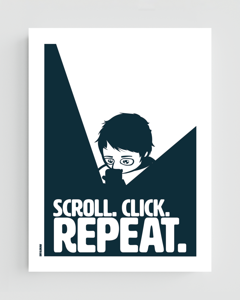 SCROLL. CLICK. REPEAT. - Classic Matte Paper